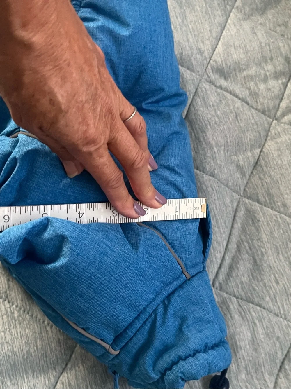 Ricki's High Performance. Blue Insulated Dog Snow/Track Suit - Size S